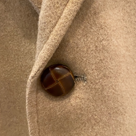 Vintage Mens Classic Mongolian Camel Hair Tan Sport Coat /  Size 41 Regular - Picture 6 of 13